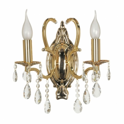 Бра Arti Lampadari Pisani E 2.1.2.601 G в классическом стиле, цвет золотой, мощность 80 Вт