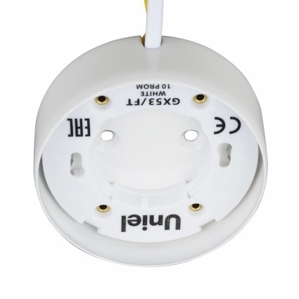 Потолочный светильник (UL-00003737) Uniel GX53/FT White 10 Prom в современном стиле, цвет белый