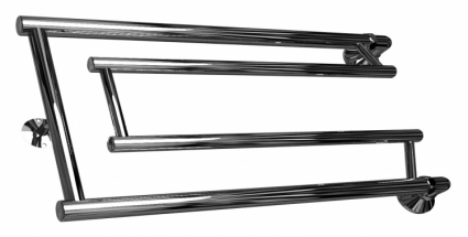 Полотенцесушитель водяной Двин C primo 32/70 1" - 3/4" - 1/2" хром, U-образный, 4 секции