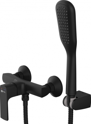 Смеситель Lemark Ursus LM7203BL для душа однорычажный, черный