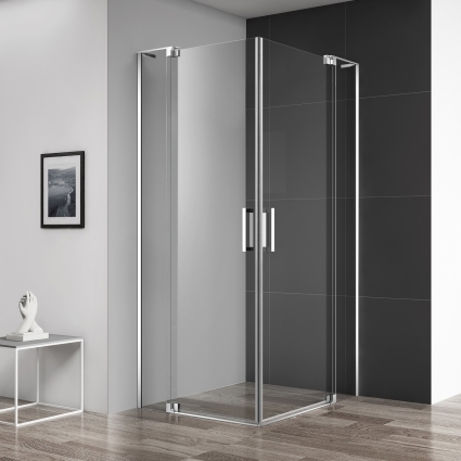 Душевой уголок Cezares Slider AH 2 70/80 90/100 C Cr прямоугольный, двери распашные
