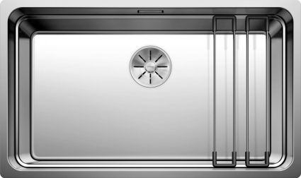 Мойка кухонная Blanco Etagon 700-U зеркальная, прямоугольная, 74x44 см