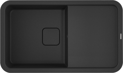 Мойка кухонная Omoikiri Tasogare 86 черная матовая, прямоугольная, 86x51 см