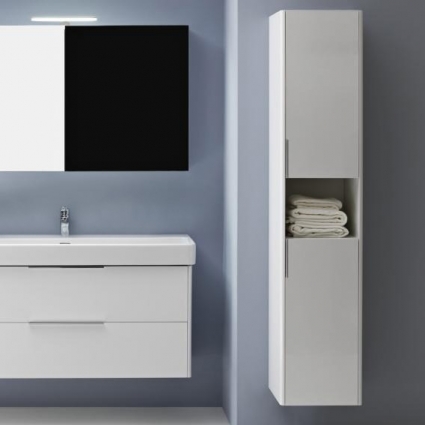 Шкаф-пенал Laufen Base 4.0269.2.110.261.1 R с полкой, белый глянцевый, подвесной, правый