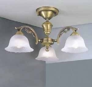Потолочная люстра Reccagni Angelo PL 2720/3 в классическом стиле, цвет белый