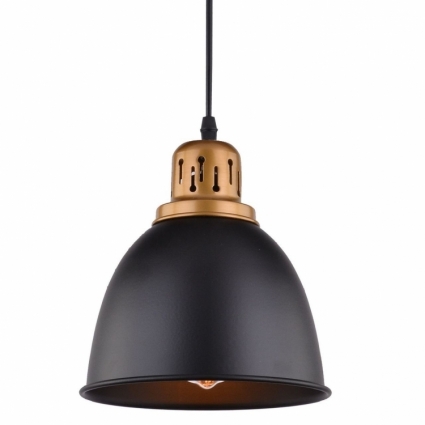 Подвесной светильник Arte Lamp Eurica A4245SP-1BK в стиле лофт, цвет черный