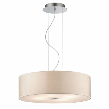 Подвесной светильник Ideal Lux Woody SP4 Wood в современном стиле, цвет бежевый