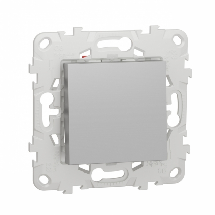 Переключатель одноклавишный перекрестный Schneider Electric Unica New NU520530 цвет серый