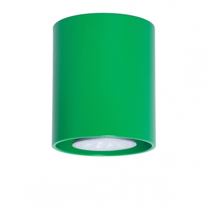Потолочный светильник TopDecor Tubo8 P1 31 цвет зеленый, мощность 50 Вт