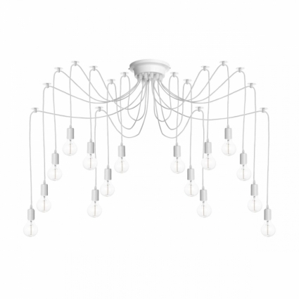 Подвесная люстра Loft IT Spider Loft1162W/16 в стиле лофт, цвет белый