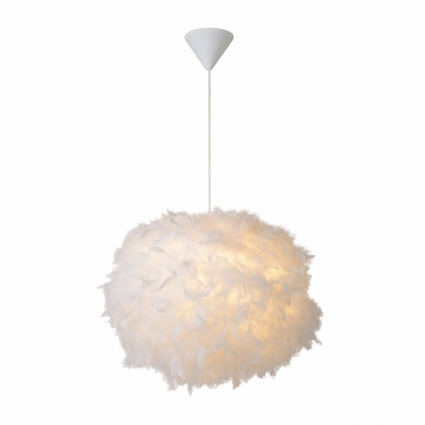 Подвесной светильник Lucide Goosy Soft 71367/50/31 в стиле арт-деко, цвет белый