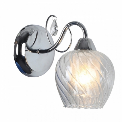 Бра Omnilux Telti OML-53601-01 в стиле модерн, цвет хром, мощность 40 Вт