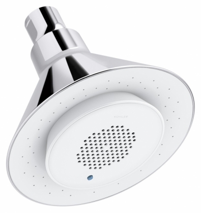 Верхний душ Jacob Delafon Moxie с беспроводным Bluetooth динамиком, размер 12.7 см, 1 режим