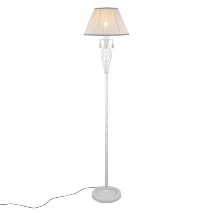 Торшер Omnilux Cremona OML-60815-01 в классическом стиле, цвет белый, мощность 40 Вт