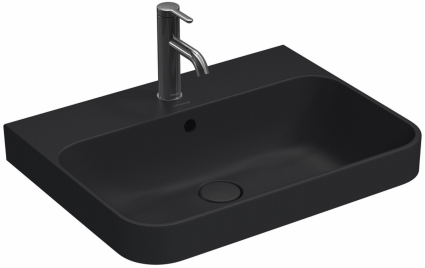 Раковина Duravit Happy D.2 Plus 2360601300 60 см прямоугольная, цвет черный