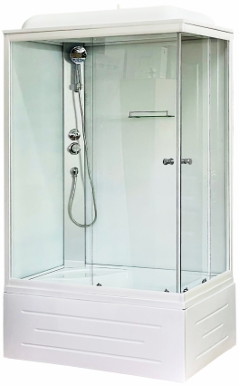 Душевая кабина Royal Bath BP RB8120BP5-WT-L прямоугольная, поддон глубокий