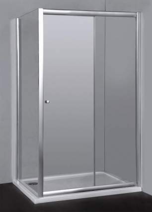 Душевой уголок RGW Classic CL-45 (1360-1410)x1000x1850 стекло чистое прямоугольный, двери раздвижные