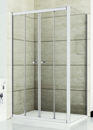 Душевой уголок RGW Classic CL-43 (1160-1210)x800 чистое стекло прямоугольный, двери раздвижные