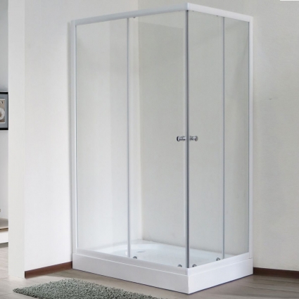 Душевой уголок Royal Bath HPD RB 9100 HPD-T 100x90 прямоугольный, двери раздвижные