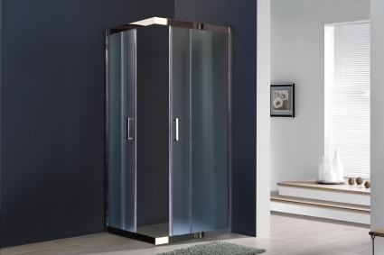 Душевой уголок Royal Bath HPD RB8090HPD-C-CH 90x80 прямоугольный, двери раздвижные