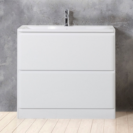 Тумба для комплекта BelBagno Albano 90 напольная, bianco lucido