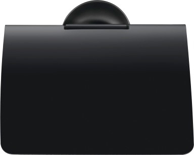 Держатель туалетной бумаги Duravit Starck T 0099404600 черный, с крышкой, подвесной
