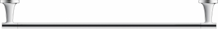 Полотенцедержатель Duravit Starck T 0099421000 хром подвесной,  в современном стиле