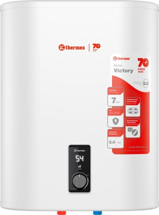 Водонагреватель Thermex Victory 30 V 2 кВт, трубчатый теплообменник, белый