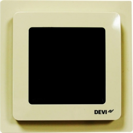 Терморегулятор Devi Touch ivory кремовый от +5 до +45 °C,  в современном стиле