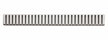 Решетка AlcaPlast Line 750L глянцевая хром