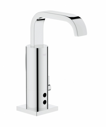 Смеситель для раковины GROHE Allure E, 6 В, сенсорный, хром