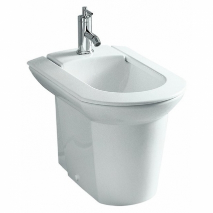 Биде напольное Laufen Mylife цвет белый, овальное, антивсплеск, 39x61 см