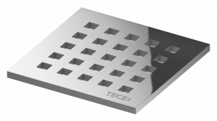 Решетка Tece TECEdrainpoint S quadratum хром