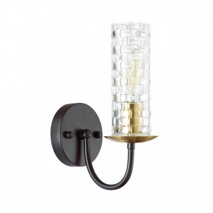 Бра Lumion Sheila 3781/1W в стиле модерн, цвет черный, мощность 60 Вт