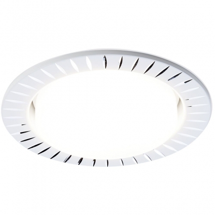 Встраиваемый светильник Ambrella light GX53 Classic G816 W в современном стиле, цвет белый