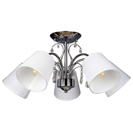 Потолочная люстра Omnilux Novello OML-56307-05 цвет белый, мощность 300 Вт