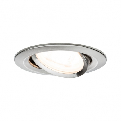 Встраиваемый светильник Paulmann Nova Led 93428 цвет серый, мощность 6.5 Вт
