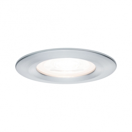 Встраиваемый светильник Paulmann Nova Led 93443 цвет серый, мощность 6.5 Вт