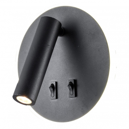 Светодиодный спот Lussole Lgo Cozy LSP-8235 цвет черный, мощность 9 Вт