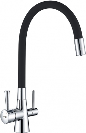 Смеситель Lemark Comfort LM3075C для кухонной мойки однорычажный, высота излива 22.8 см