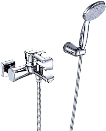Смеситель Lemark Evitta LM0514C для ванны с душем, однорычажный, хром