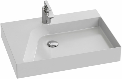 Раковина Jacob Delafon Rythmik Pure EVO112 65 см прямоугольная, цвет белый