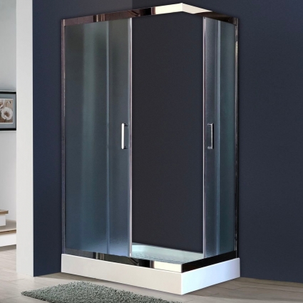 Душевой уголок Royal Bath HPD RB8120 HPD-C-CH 120x80 прямоугольный, двери раздвижные