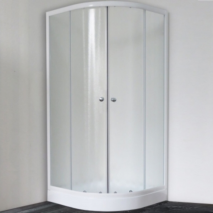 Душевой уголок Royal Bath HKD RB 90 HKD-C 90x90 четверть круга, двери раздвижные