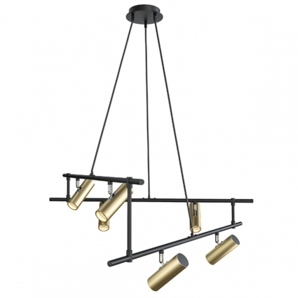 Подвесная люстра Maytoni Technical Rami MOD128PL-06GB мощность 300 Вт