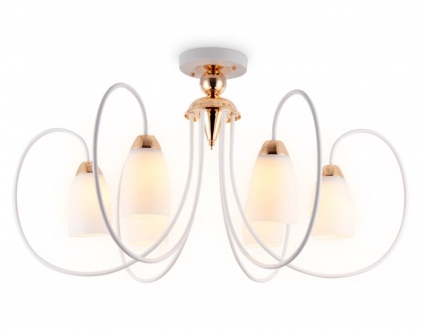 Потолочная люстра Ambrella light Traditional TR3120 цвет белый, мощность 240 Вт