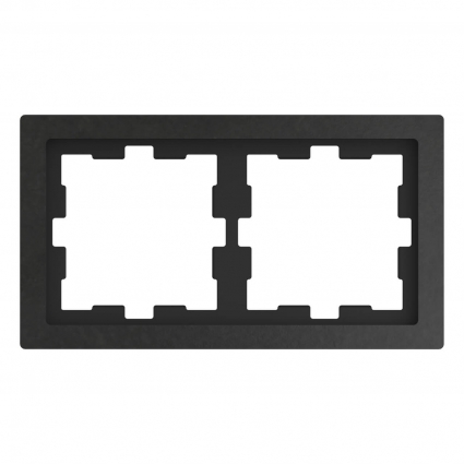 Рамка 2-постовая Schneider Electric Merten D-Life MTN4020-6547
