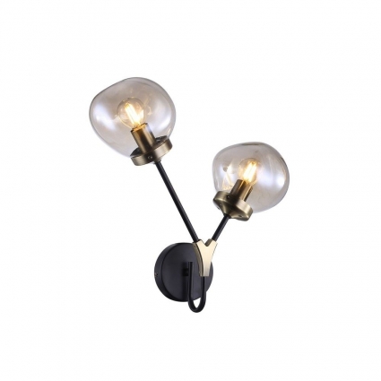Бра Omnilux Crotone OML-95101-02 в стиле лофт, цвет черный