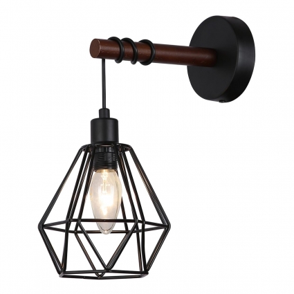 Бра Rivoli Ianta 2051-401 Б0047475 в стиле лофт, цвет черный