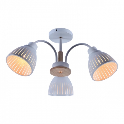 Потолочная люстра Rivoli Lulu 9029-303 Б0049201 в стиле кантри, цвет белый